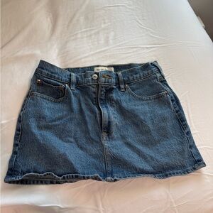 Abercrombie & Fitch Classic Denim Mini Skirt